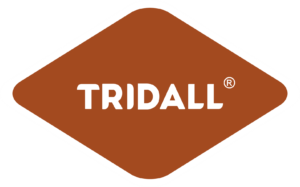 Logo TRIDALL® Polyane® - Ecriture sur fond brun